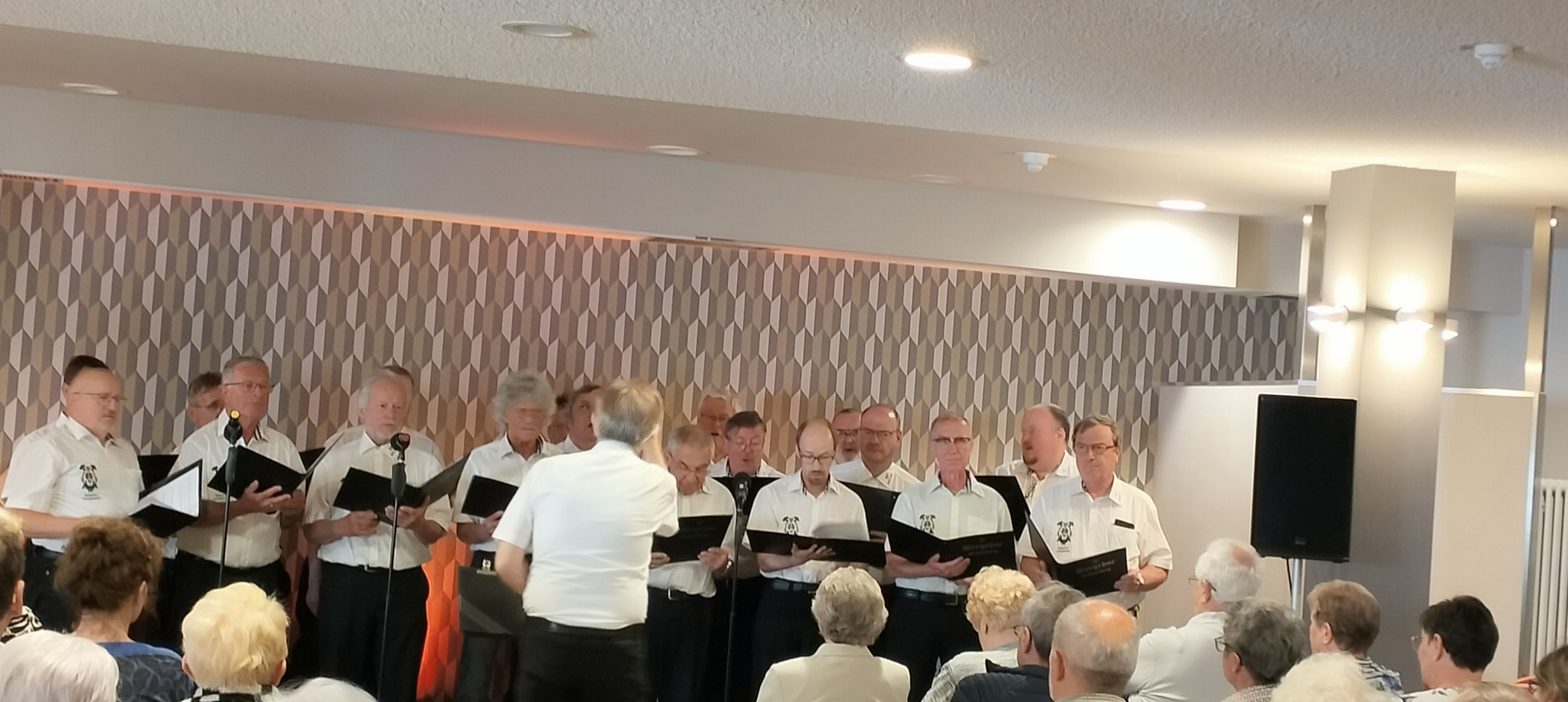 Der Bergchor "Glückauf" beim Anton-Günther-Singen 2025