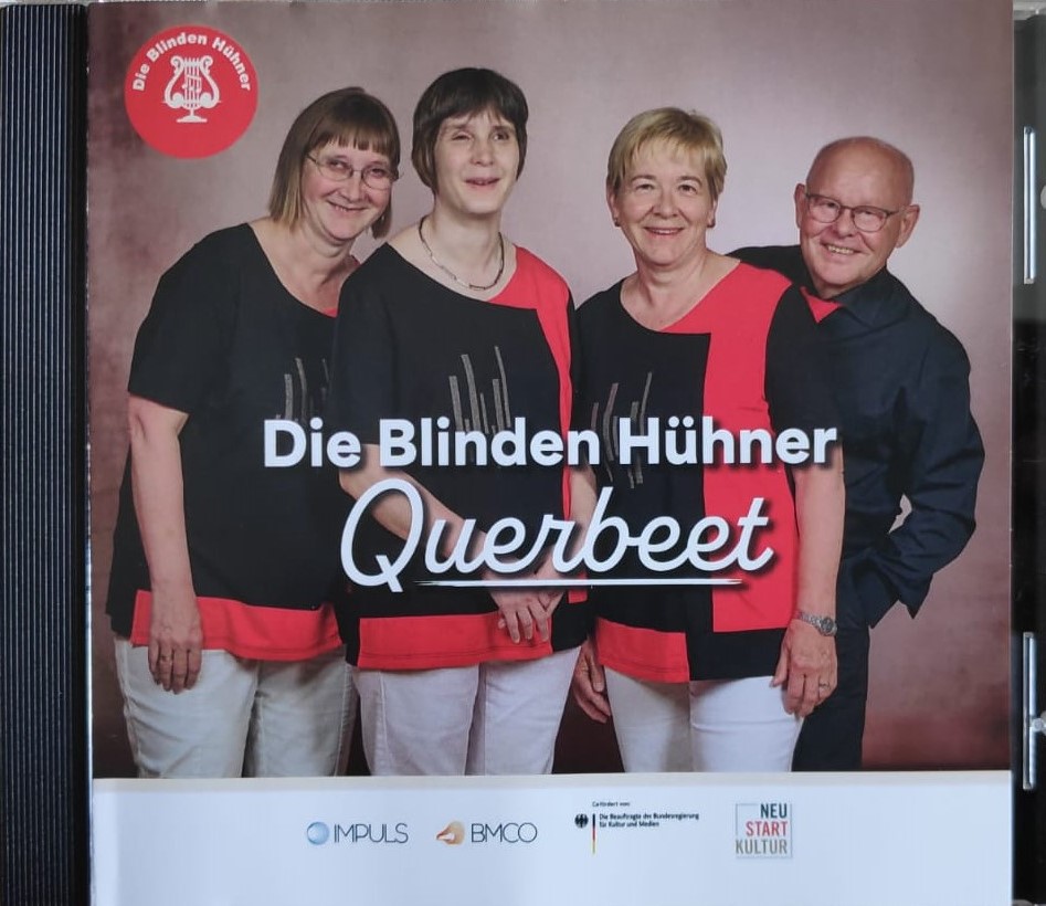 Das Cover der CD - Die Blinden Hühner Querbeet